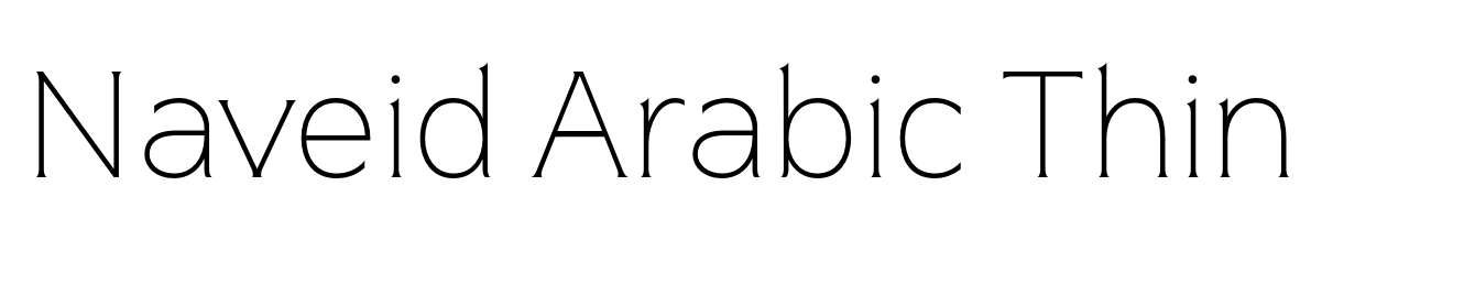 Naveid Arabic Thin